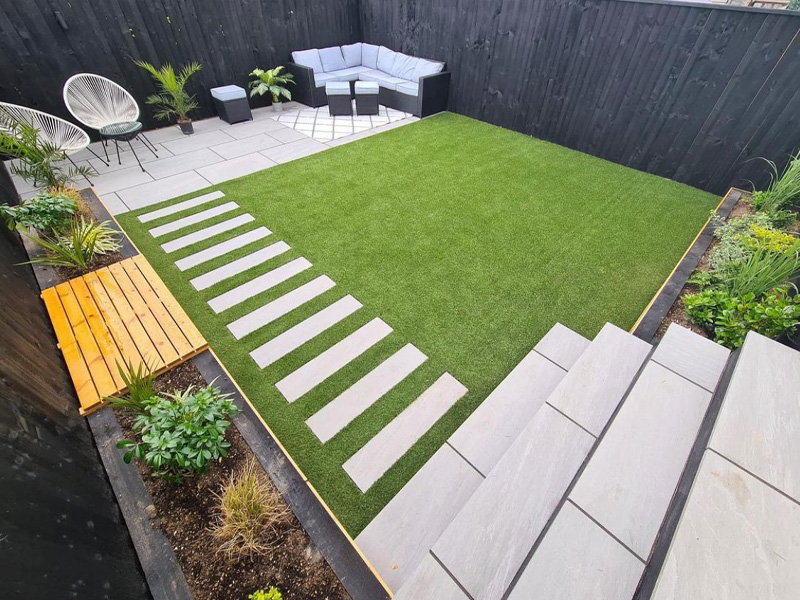 Landscaped Garden Webb Landscapes Plymouth Devon