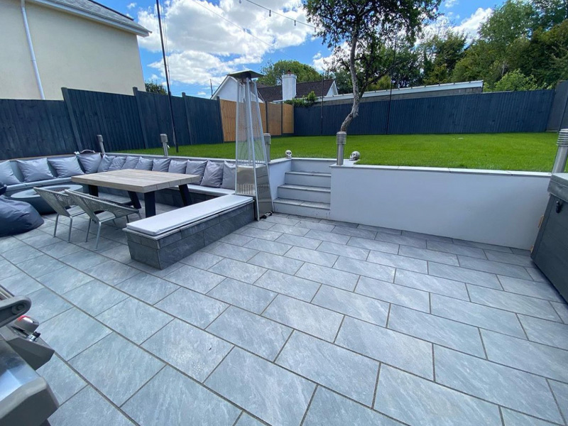 Patios and paving Webb Landscapes Plymouth